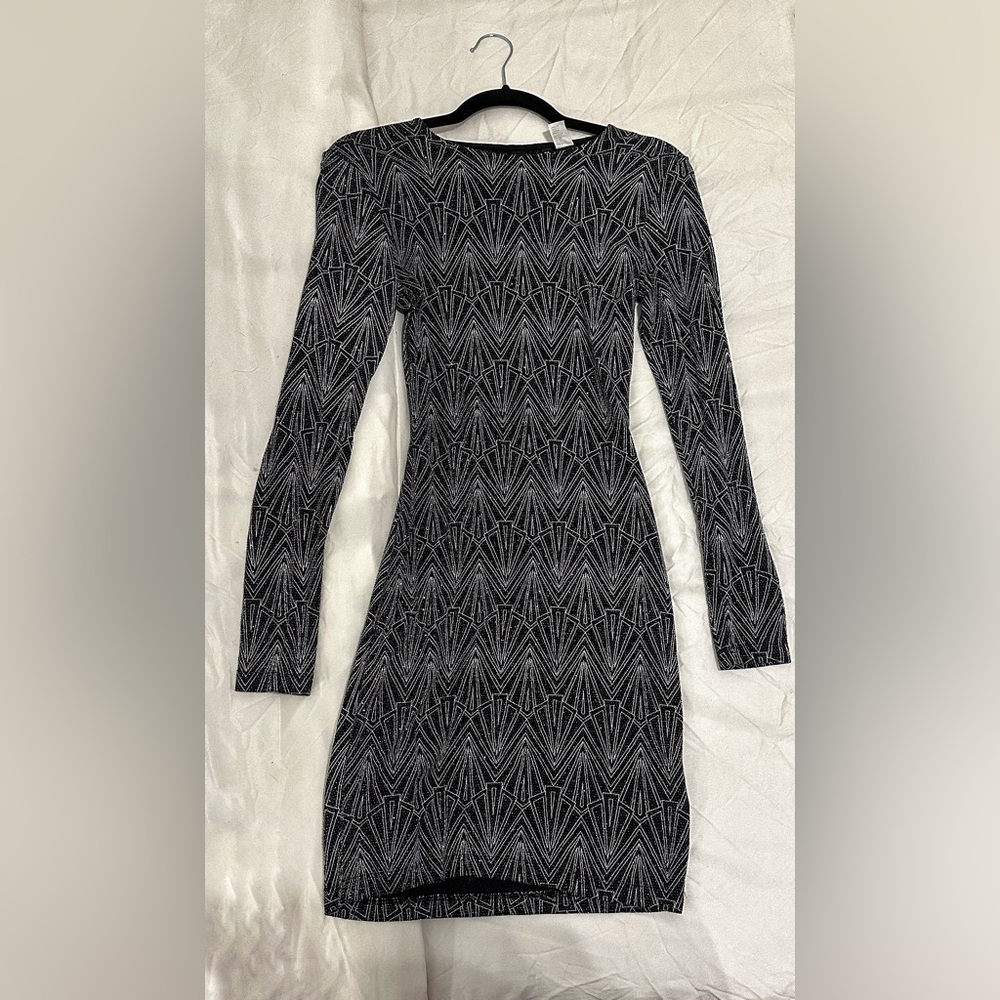H&M Glitter Body Con Dress